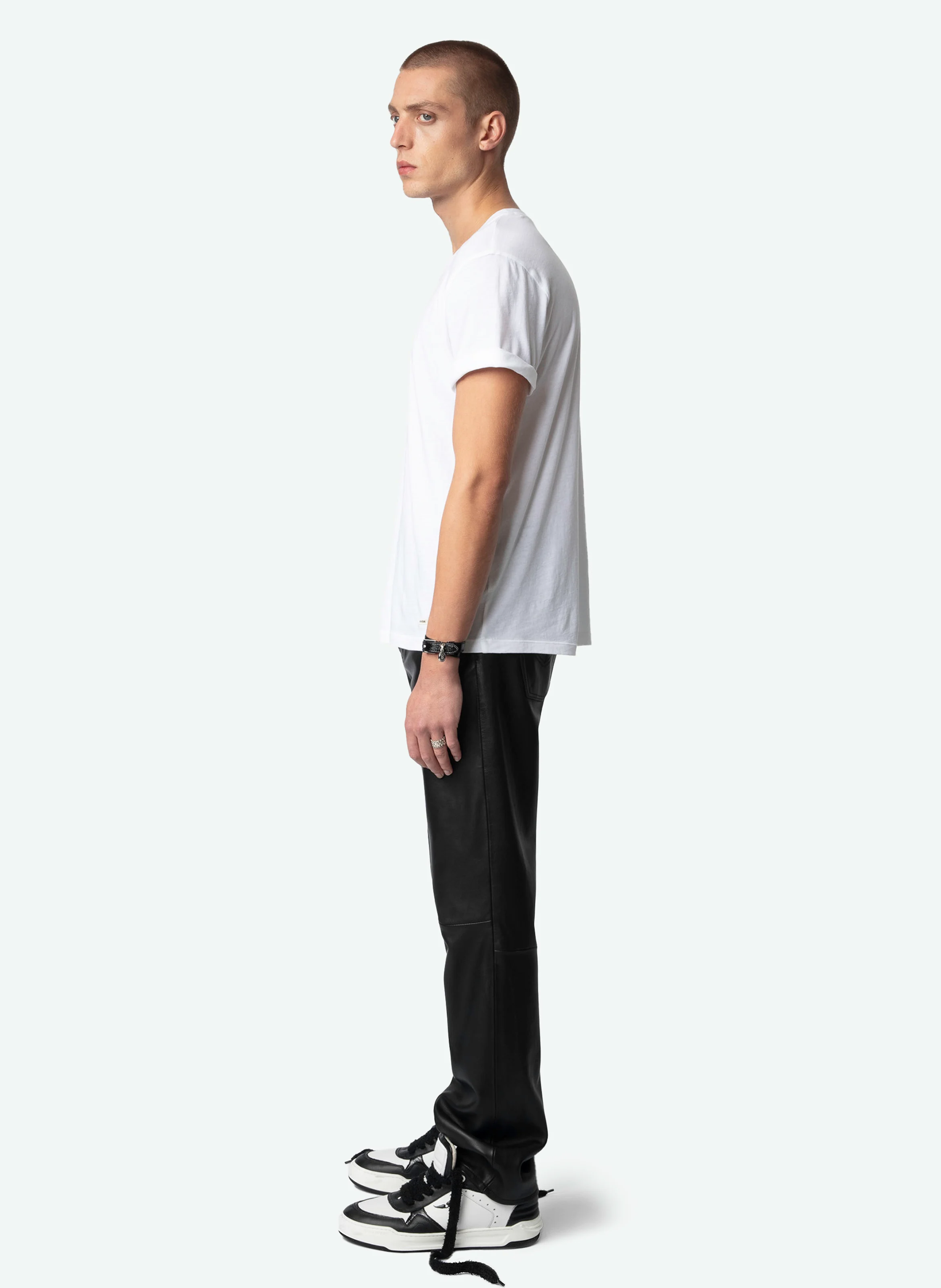 TOMMY - Tee-shirt droit en coton bio | Blanc