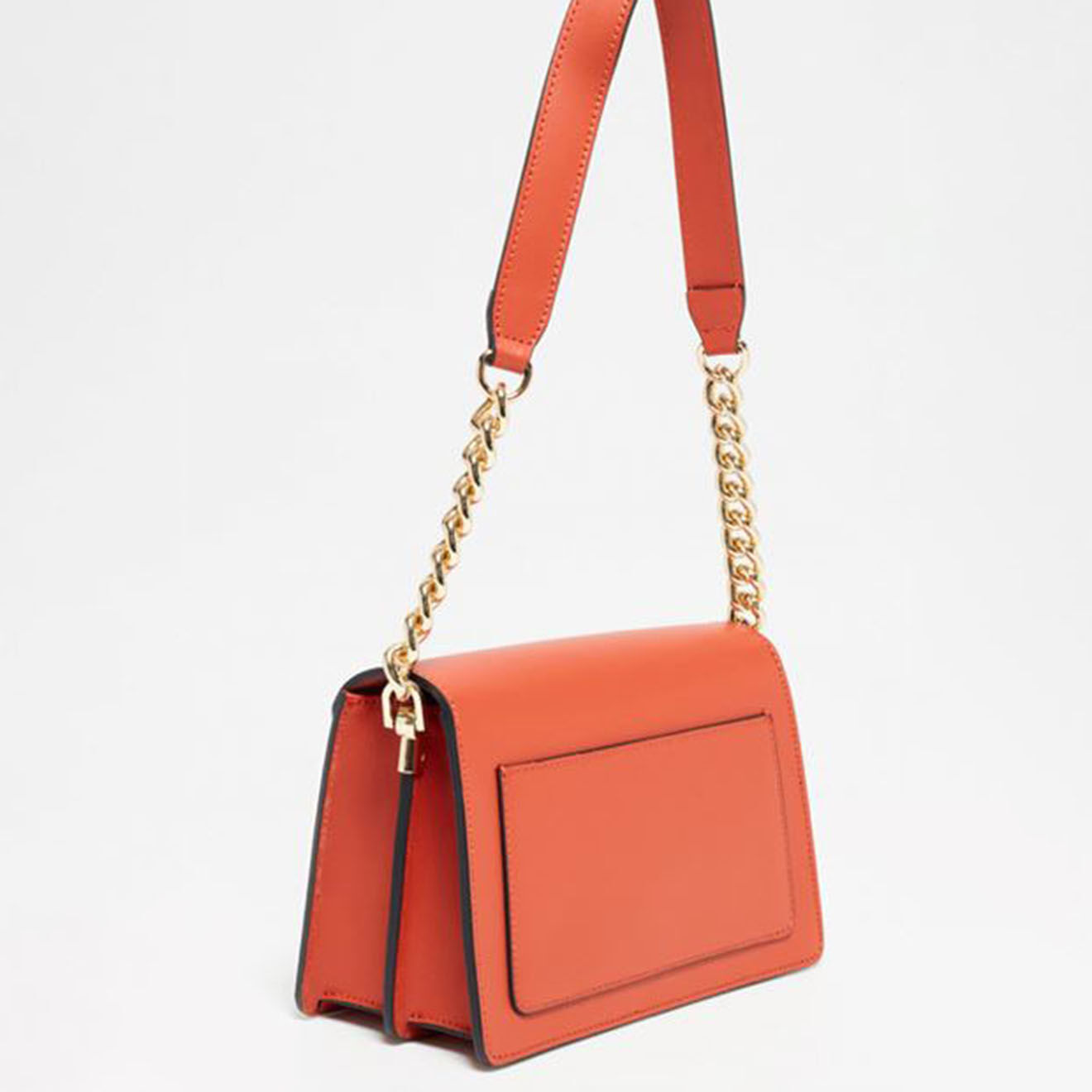 Christian Laurier Sac bandoulière en Cuir Ava orange foncé - 22x14x10 cm