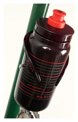 Porte-bidon Nerve - Fibre Noir et Rouge