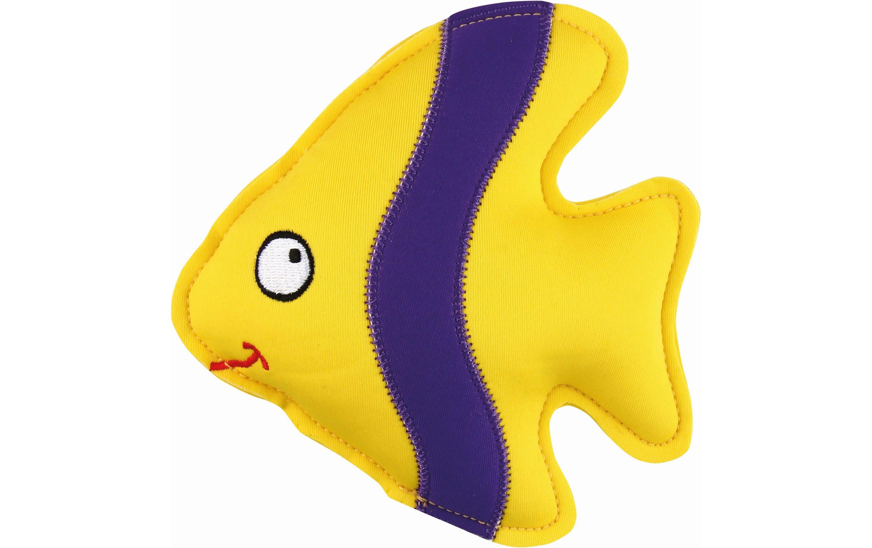 Schwimmspielzeug Floating Fisch, 14.5 cm, GelbHunde-Spielzeug