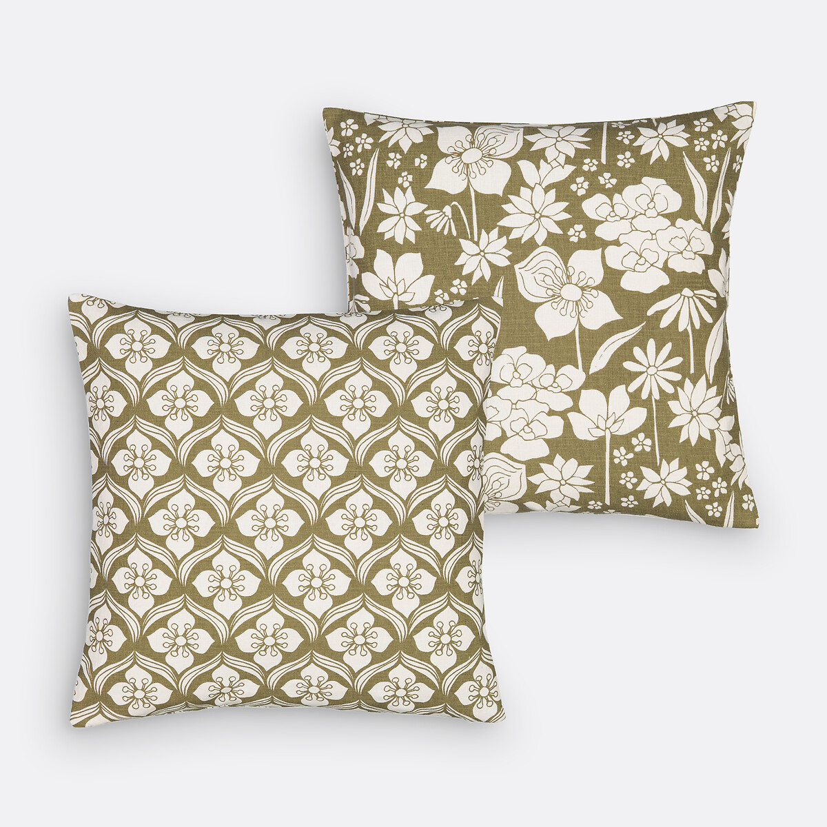 LA REDOUTE INTERIEURS<br>Conjunto de 2 capas de almofada 40 x 40 cm em algodão, Dallas