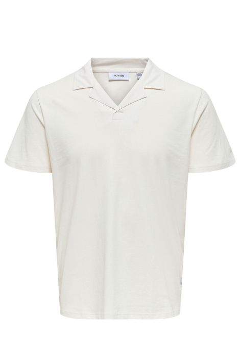 Only & Sons witte heren polo