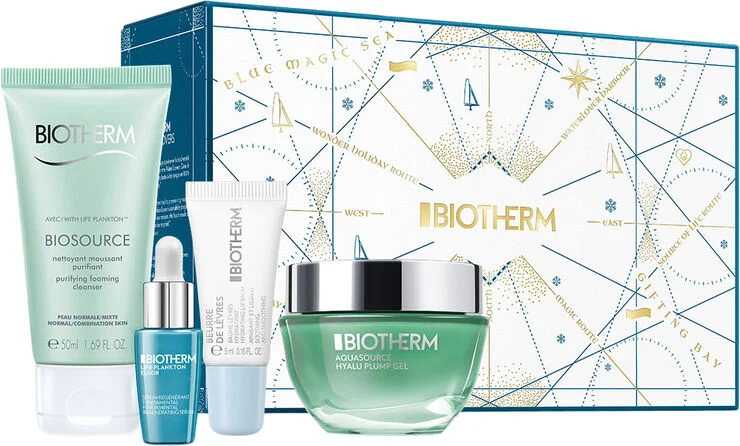 Biotherm Aquasource Hyalu Plump Gel Julegaveæske
