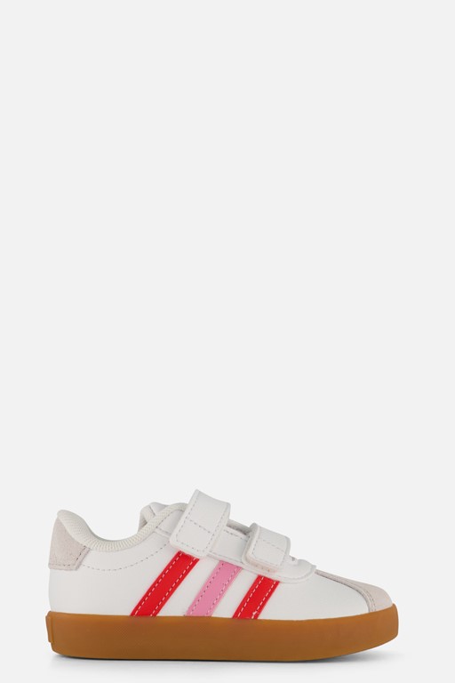 Adidas VL Court 3.0 Sneakers wit Imitatieleer