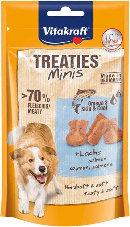 Vitakraft hondensnoepjes Treaties Minis zalm 48 g