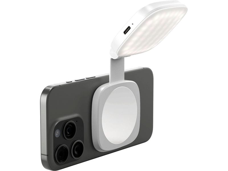 Smallrig Videoleuchte Vibe P48 Weiss Abnehmbare LED-Videoleuchte