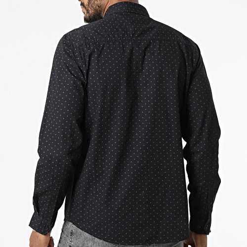 Chemise Manches Longues Leeward Noir
