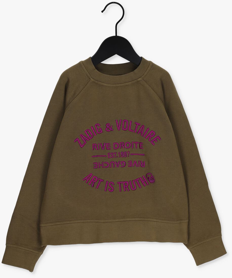 ZADIG & VOLTAIRE khaki zadig & voltaire sweater x15344