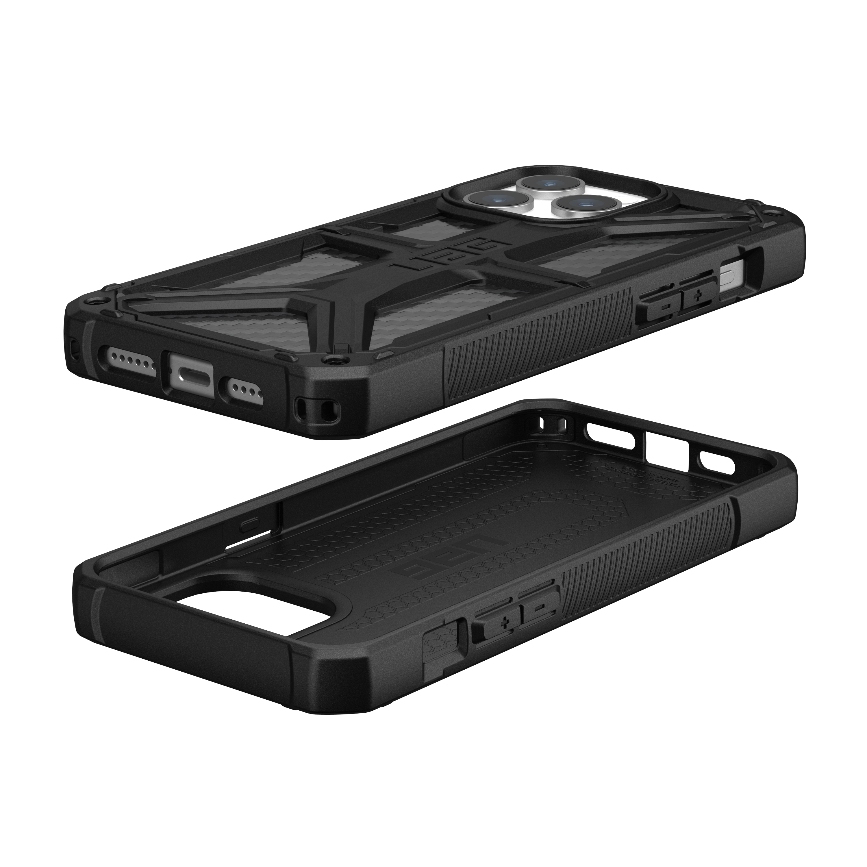 iPhone 15 Pro Max Schutzhülle Monarch (114298114242) - Carbon Fiber