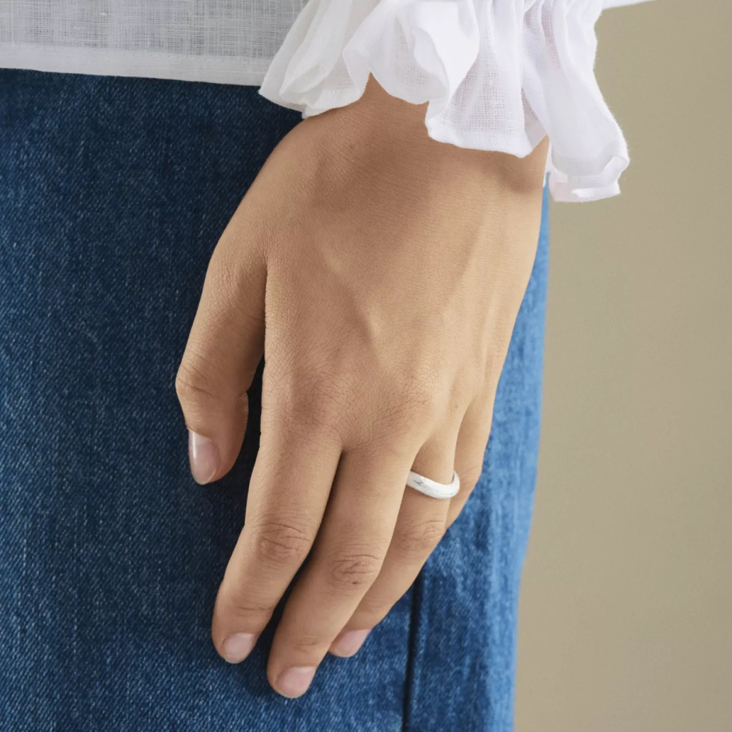 Pernille Corydon Elva Ring Sølv r-249-s