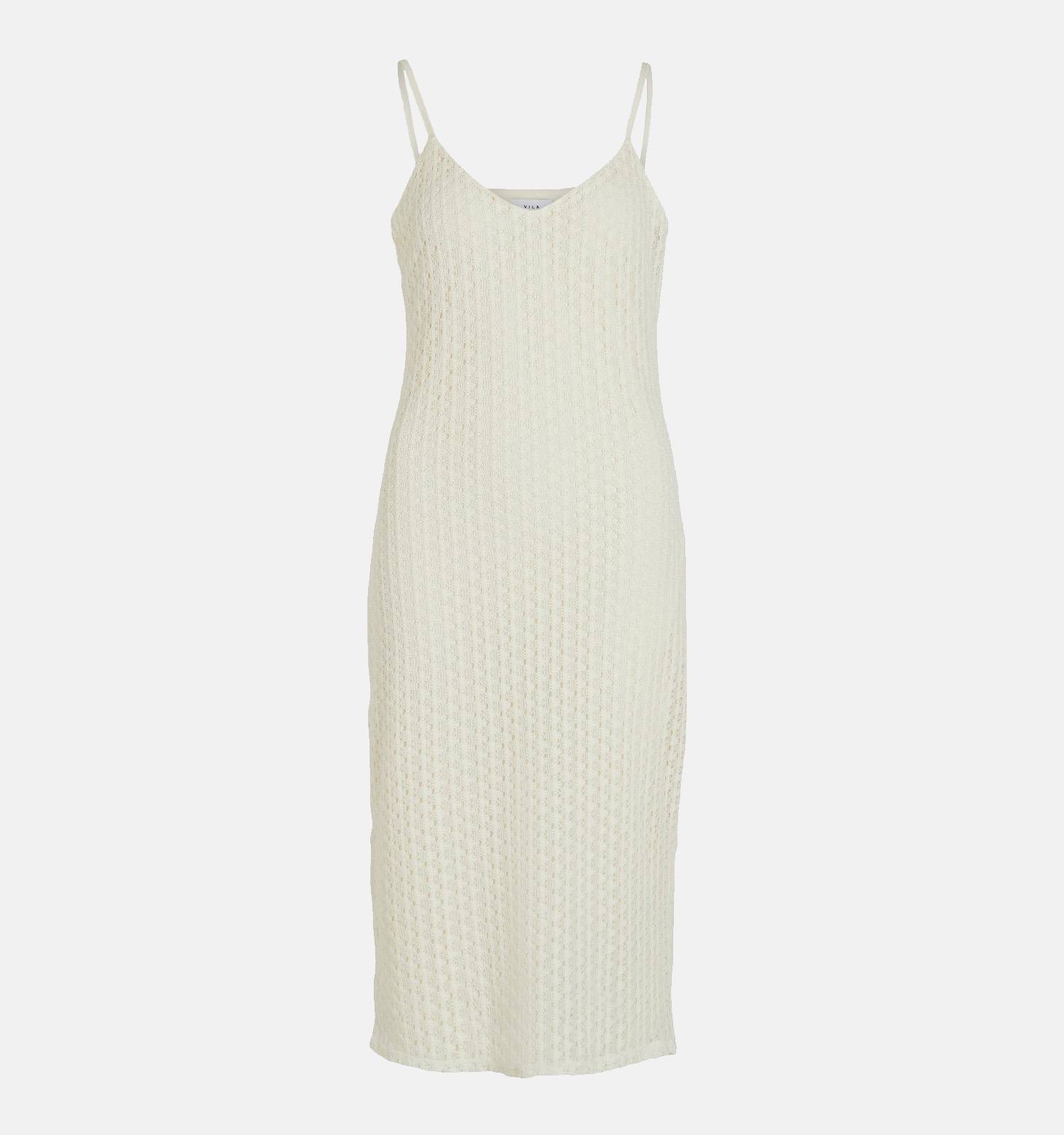 Midi jurk beige