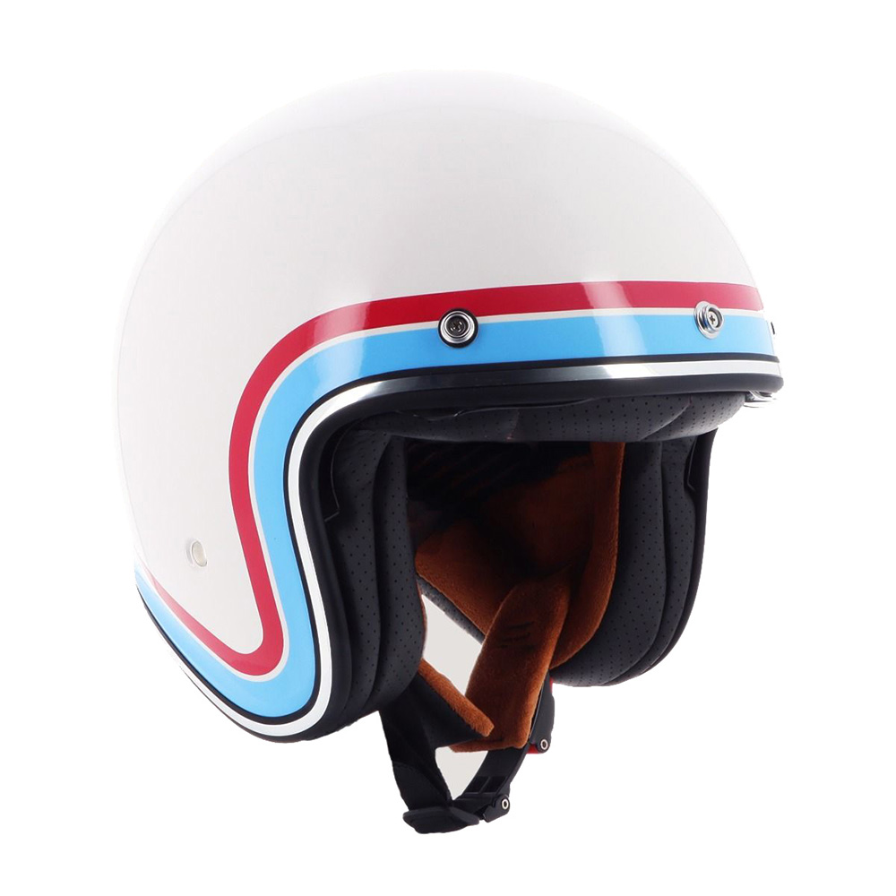 Helstons - Casque Freedom Blanc / Bleu / Rouge