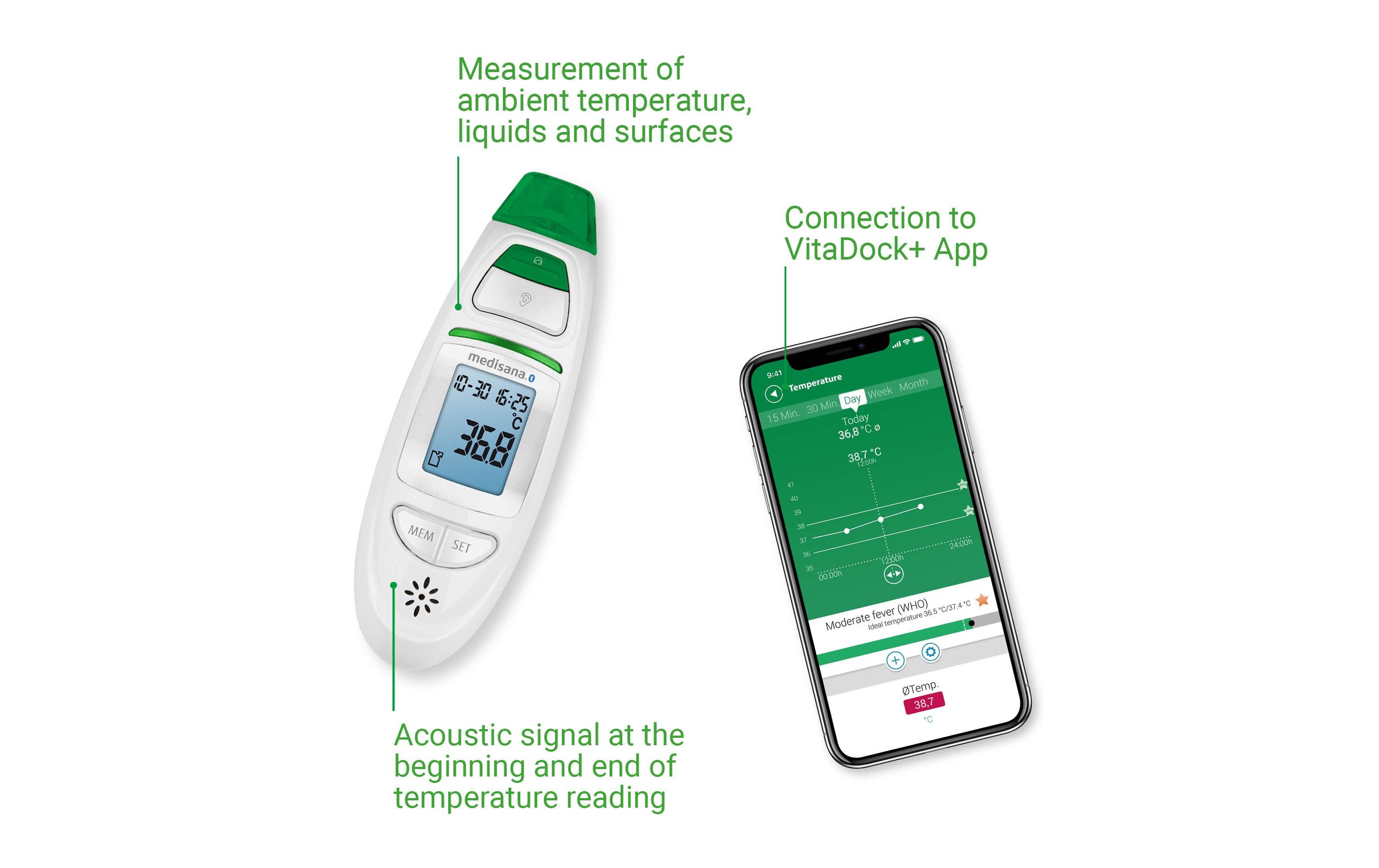 Infrarot-Fieberthermometer TM750 ConnectInfrarot-Fiebermesser