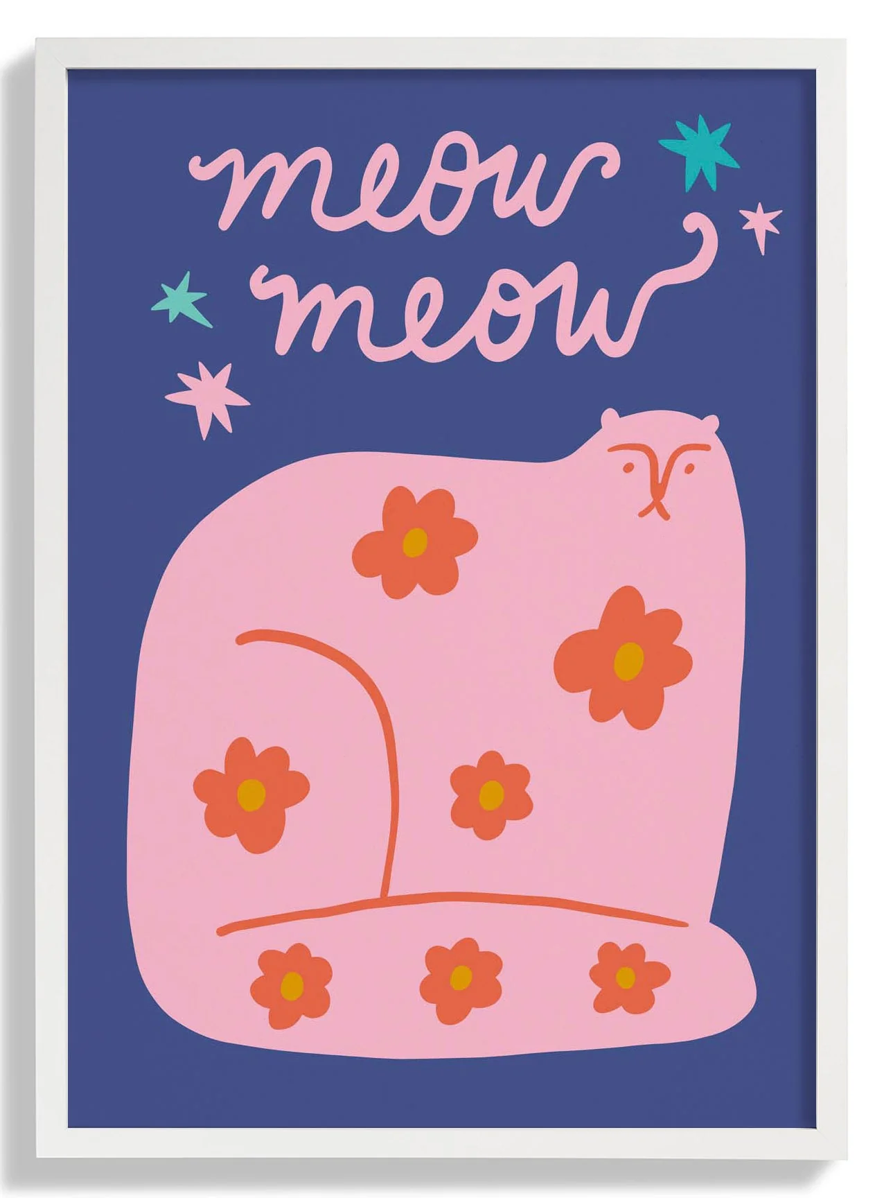 Miau Miau Rosa Katze