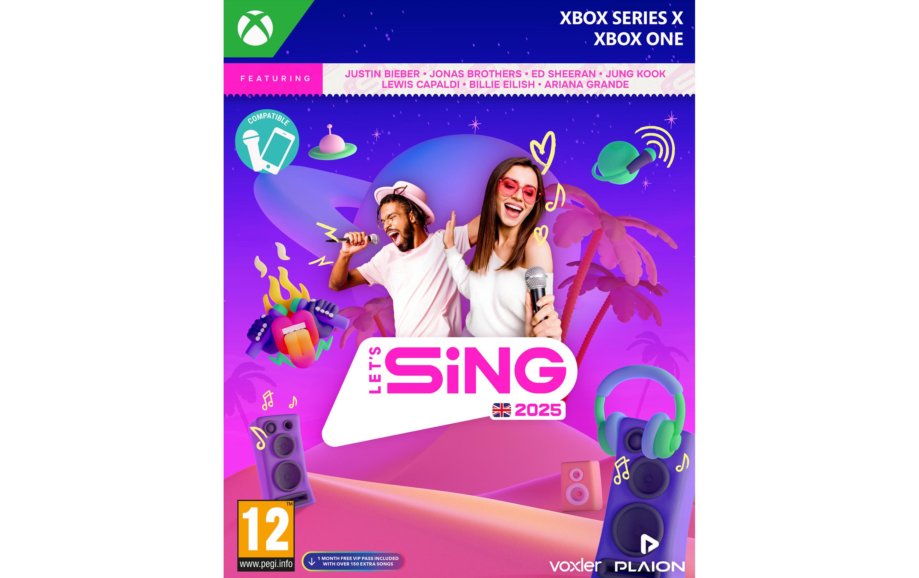 Let's Sing 2025 International VersionAnspruchsvolles Karaoke-Spiel für die Xbox Series X und One