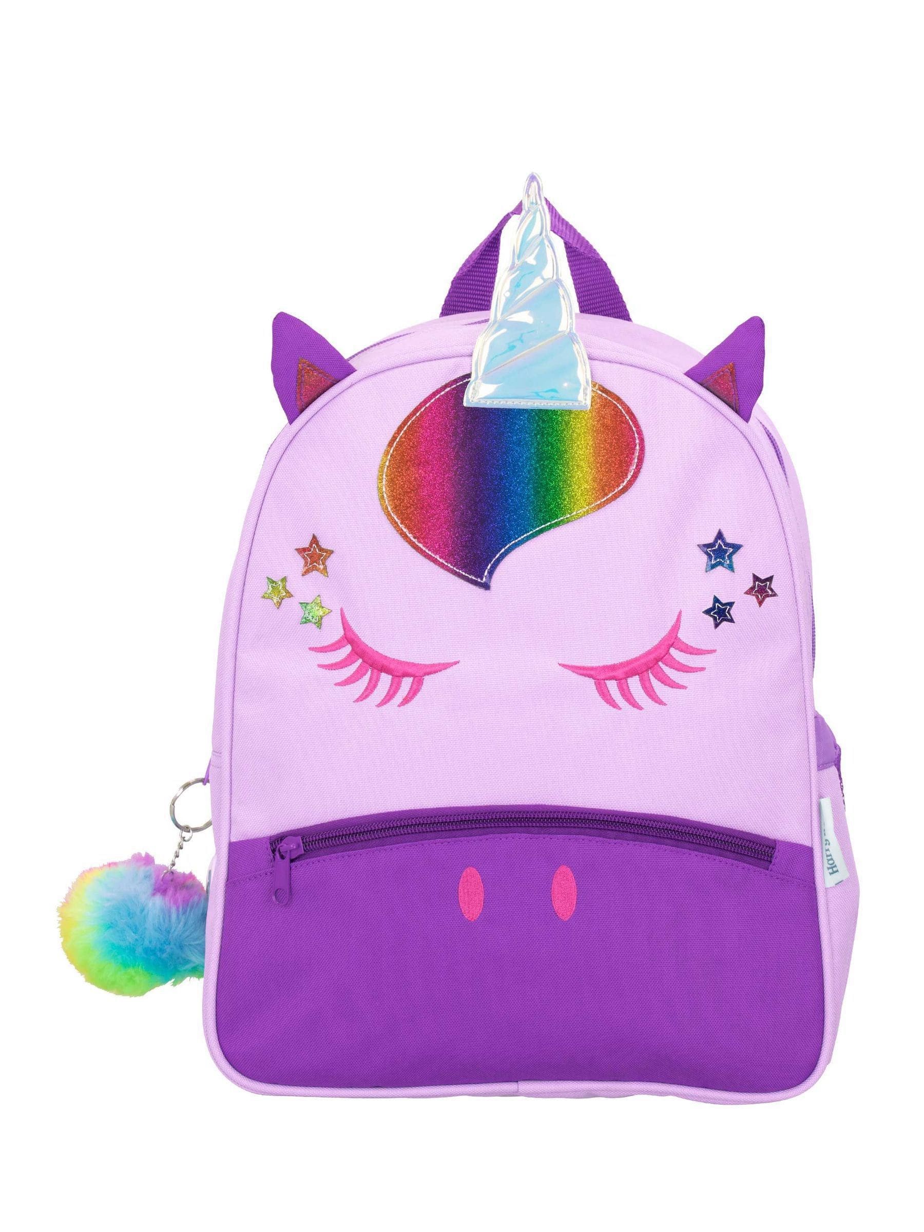 Harry Bear Unicorn Backpack with Pom Pom Keyring