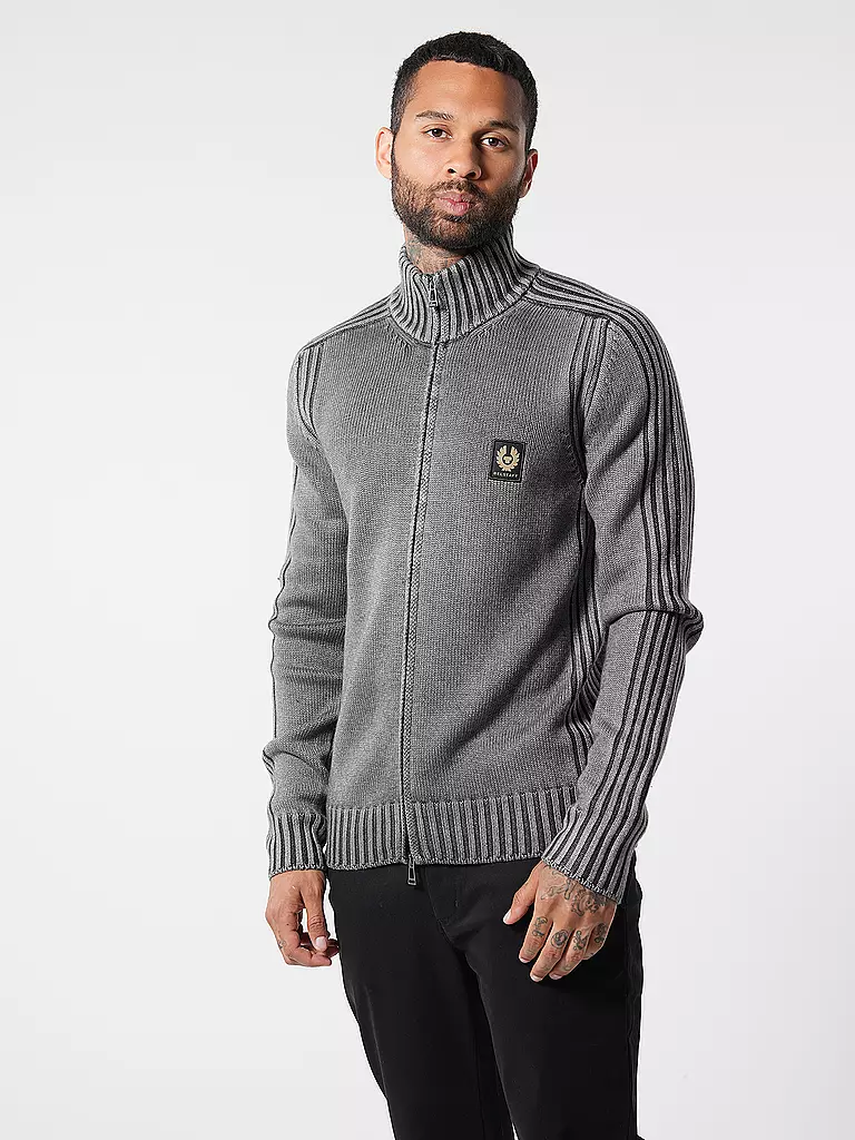 BELSTAFF Strickjacke hellgrau