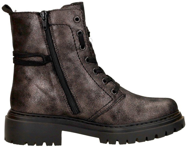 Rieker Veterschoenen Hoog brons