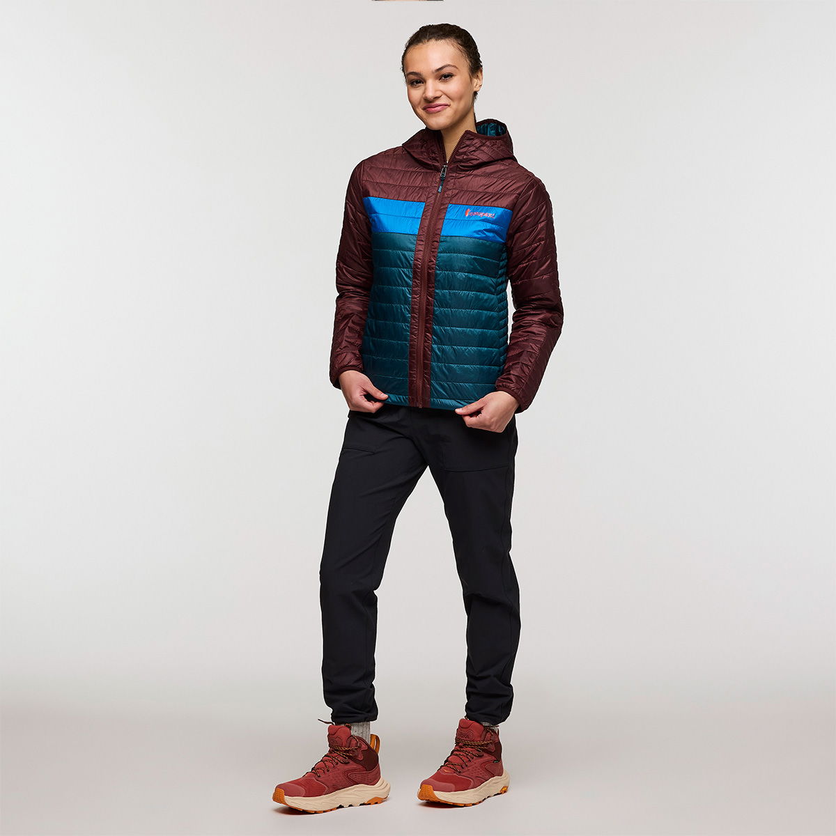 Cotopaxi Capa Insulated Hooded jakke, dame (Chestnut)