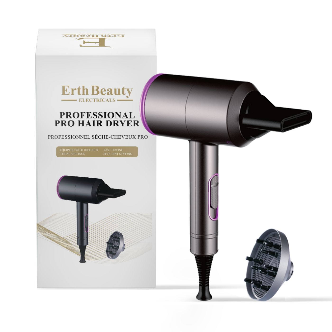 Erth Skin London Professioneller Haartrockner