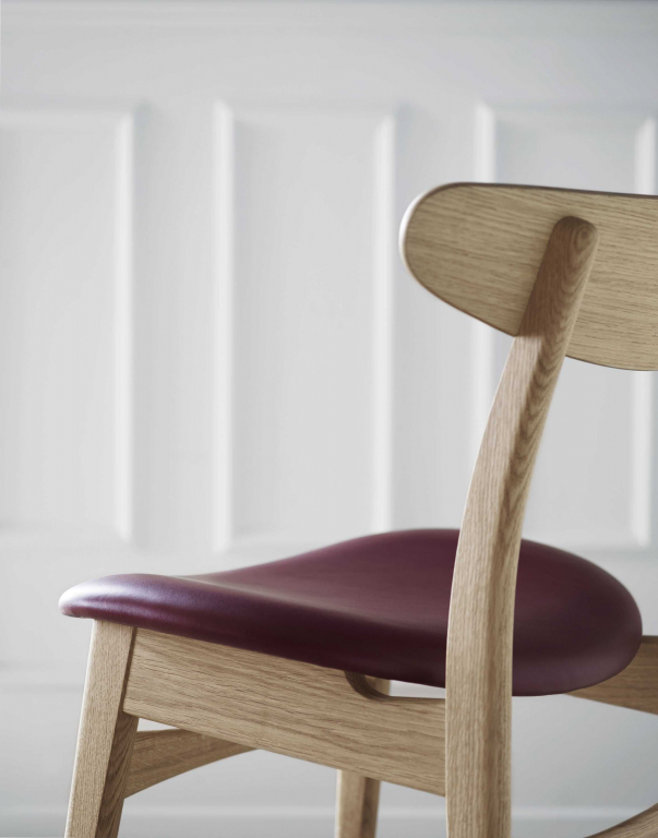 Carl Hansen & Son CH30P Stoel geolied eiken, Leather Sif 93