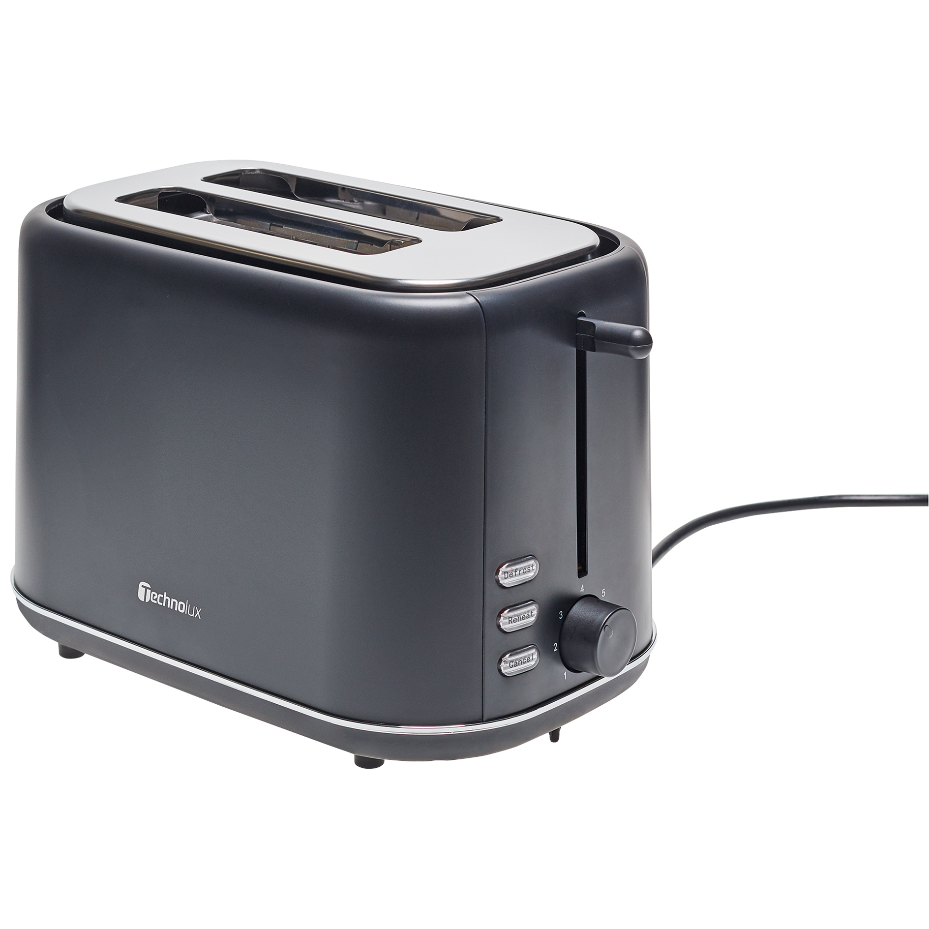 TECHNOLUX Toaster - schwarz - 2-Scheiben