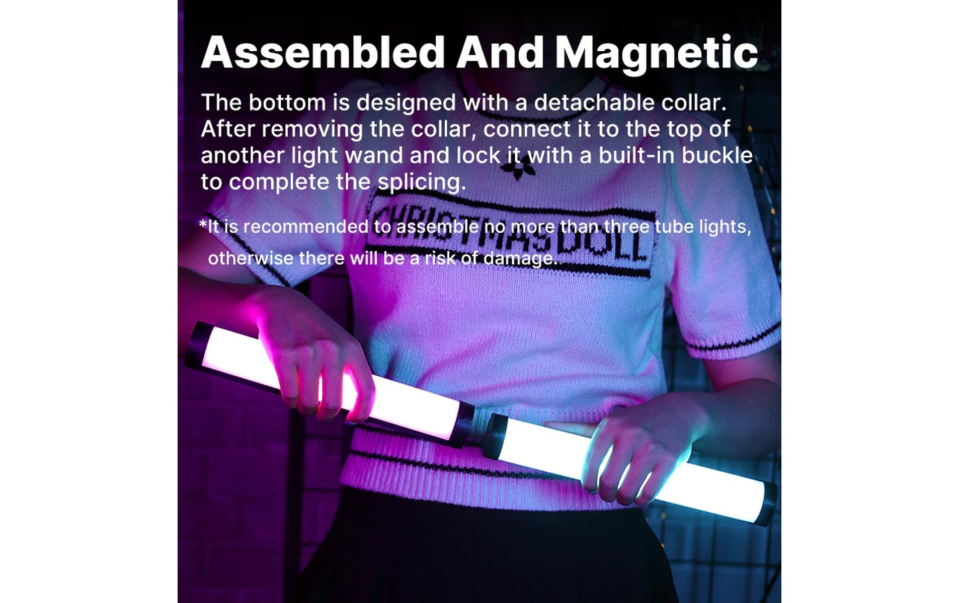 Videoleuchte VL110Magnetisches RGB-Röhrenlicht für Spezialeffekte
