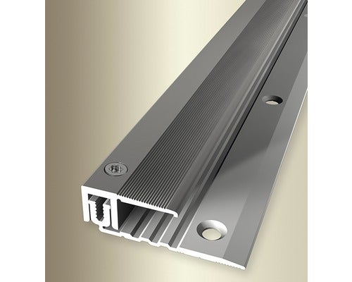 Eindprofiel 287, geanodiseerd aluminium, roestvrij staal, 100 cm