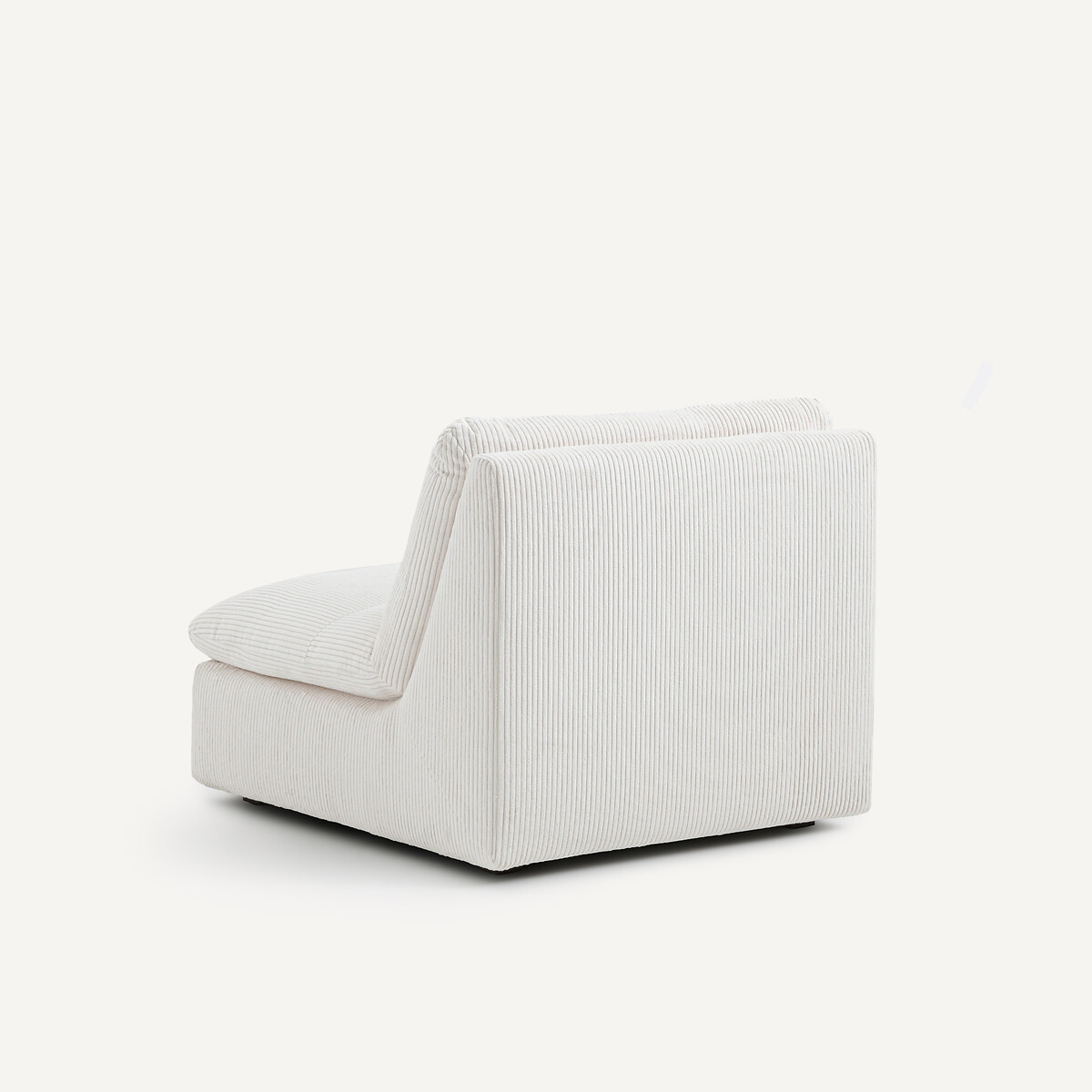 AM.PM<br>Sofá modular em poliéster canelado, Giuliano