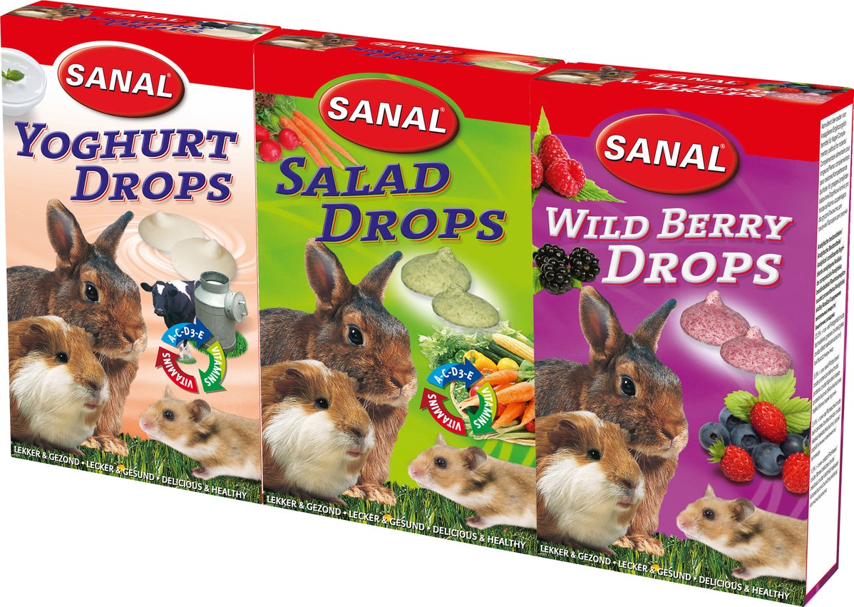 Sanal 3-pak yoghurt/salad/wildberry