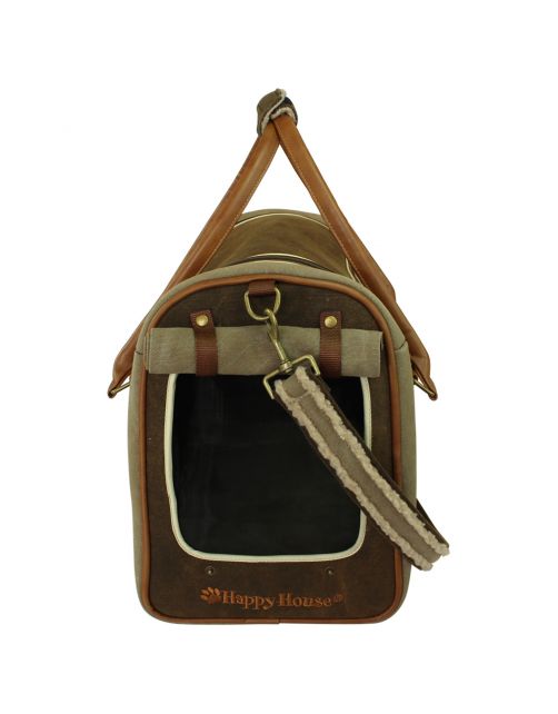 Happy-House Tas Dakota - Hondendraagtas - 40x20x30 cm Bruin Beige Creme