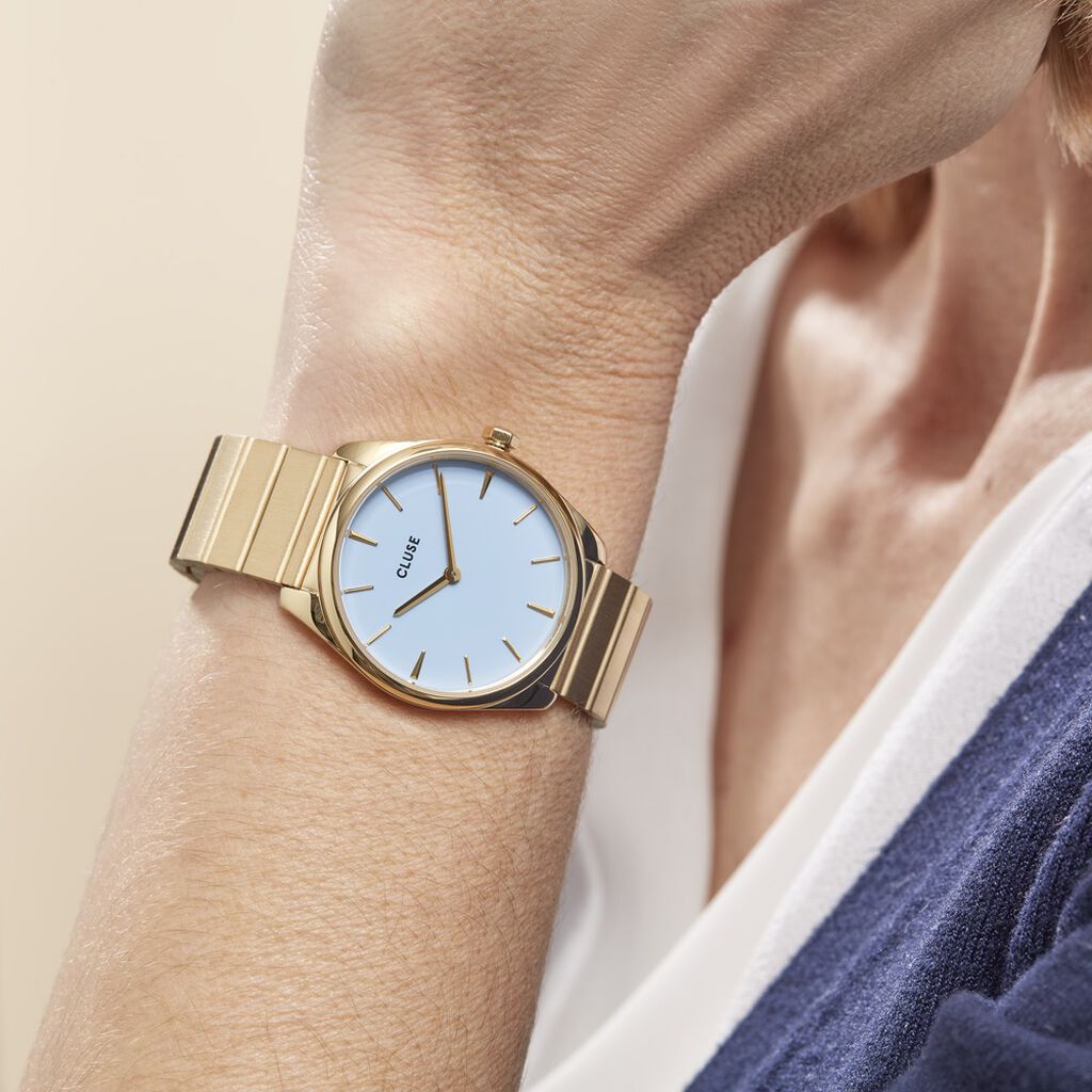 Montre Cluse Feroce Petite Bleu