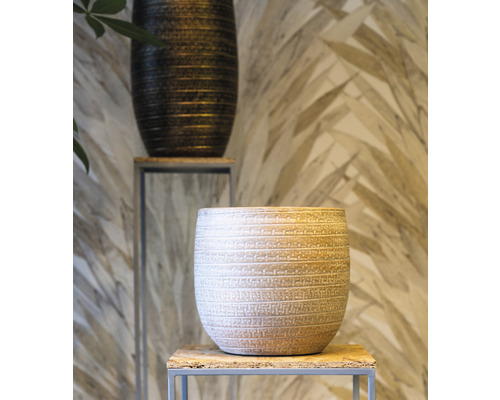 Binnenpot Passie voor Aardewerk Solano Ø 16 cm H 14 cm Klei antiek goud