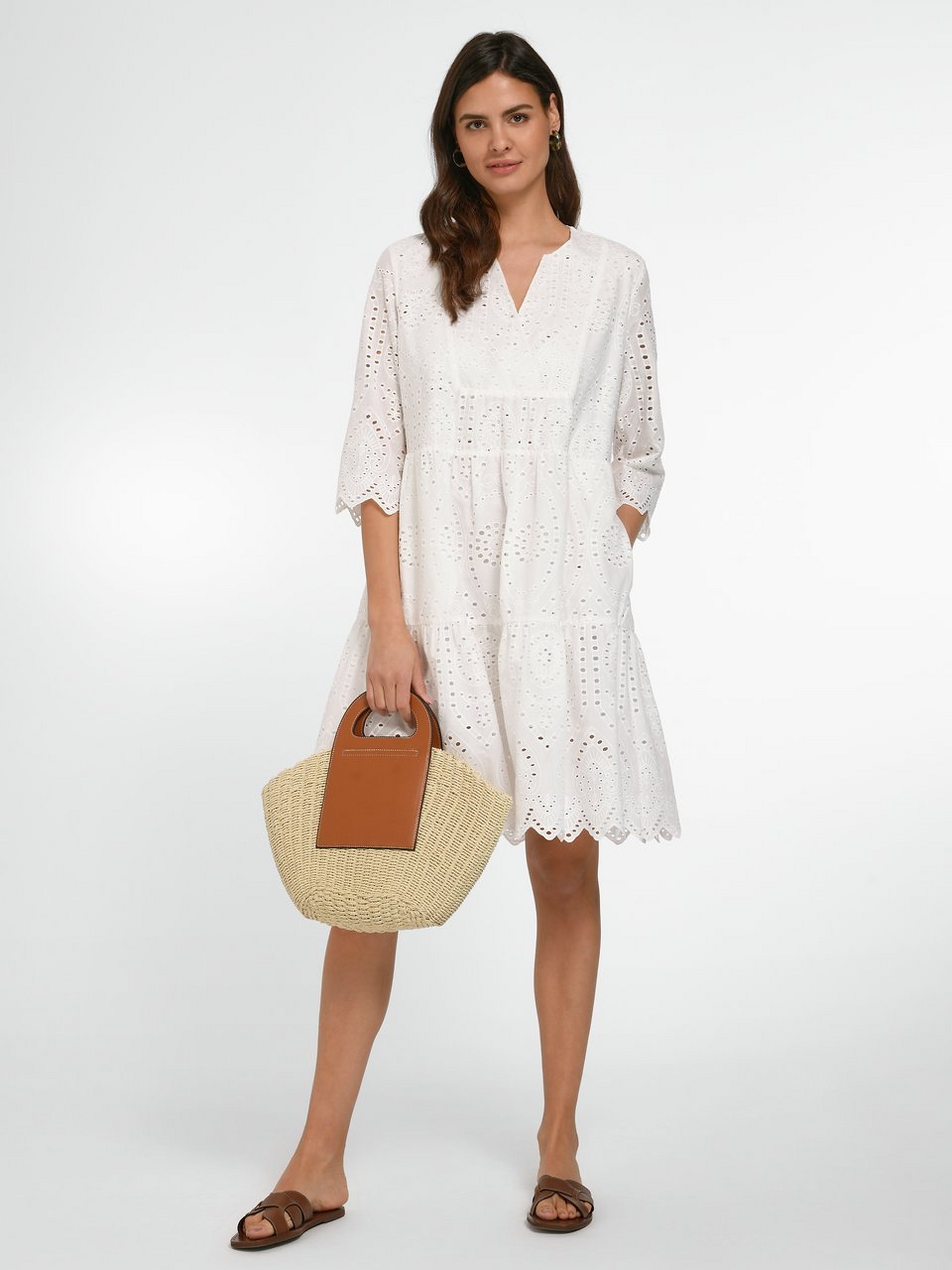 Kleid mit 3/4-Arm