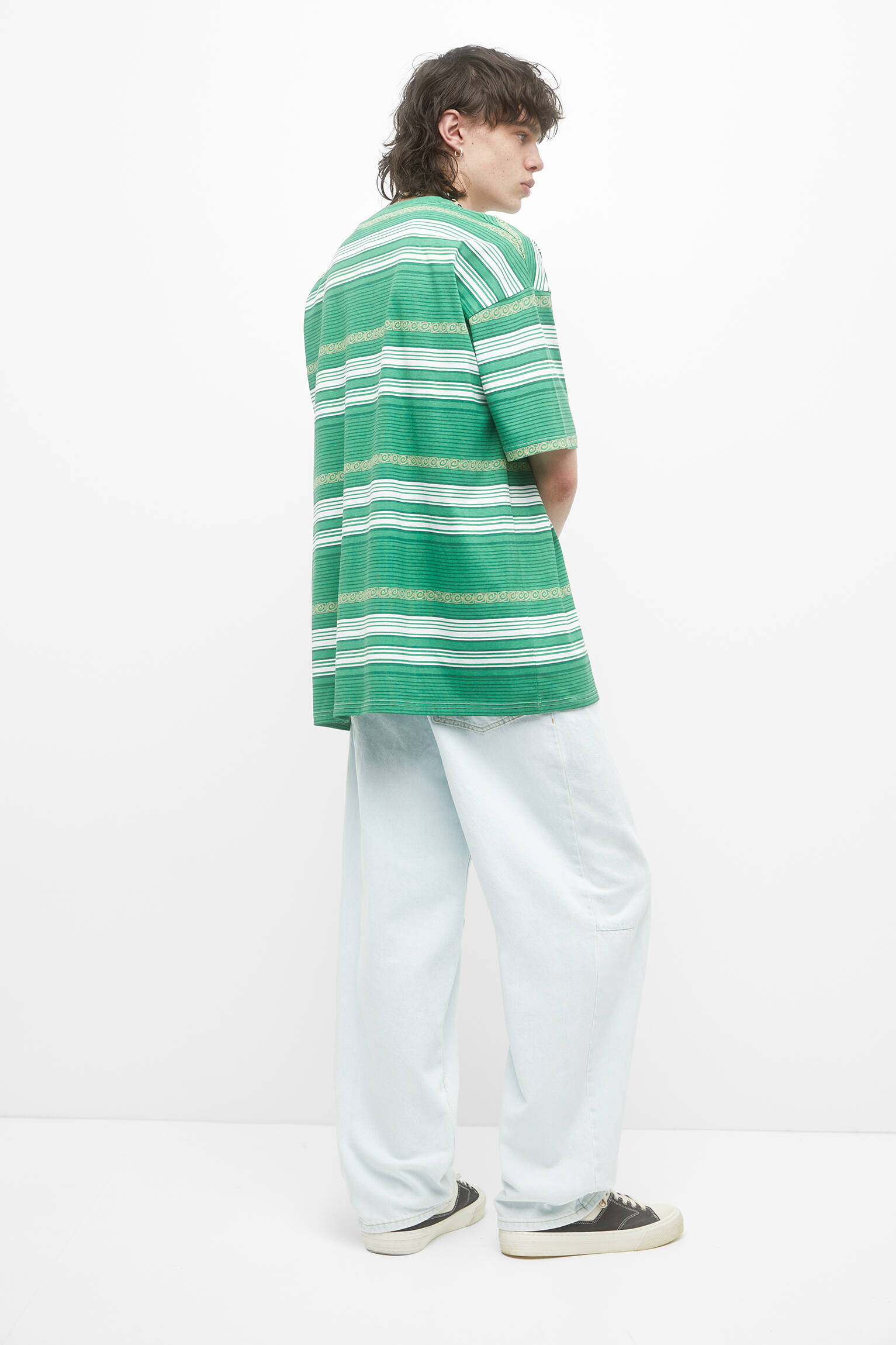 CAMISETA STWD LISTRADA - VERDE
