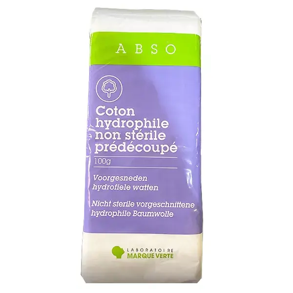 Marque Verte Pro Algodão Hidrofílico Pré-cortado 100g