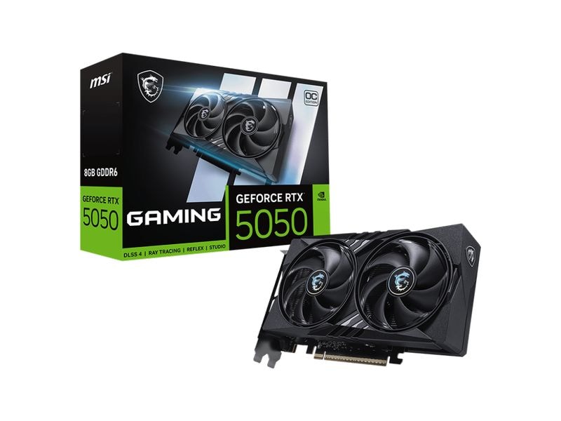 MSI Grafikkarte GeForce RTX 5050 8G GAMING OC Liefert eine starke Leistung sowohl beim Gaming als auch bei der Erstellung von Inhalten