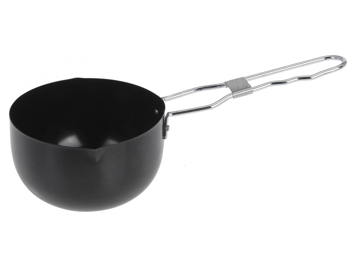 RVS barbecue sauspan met kwast