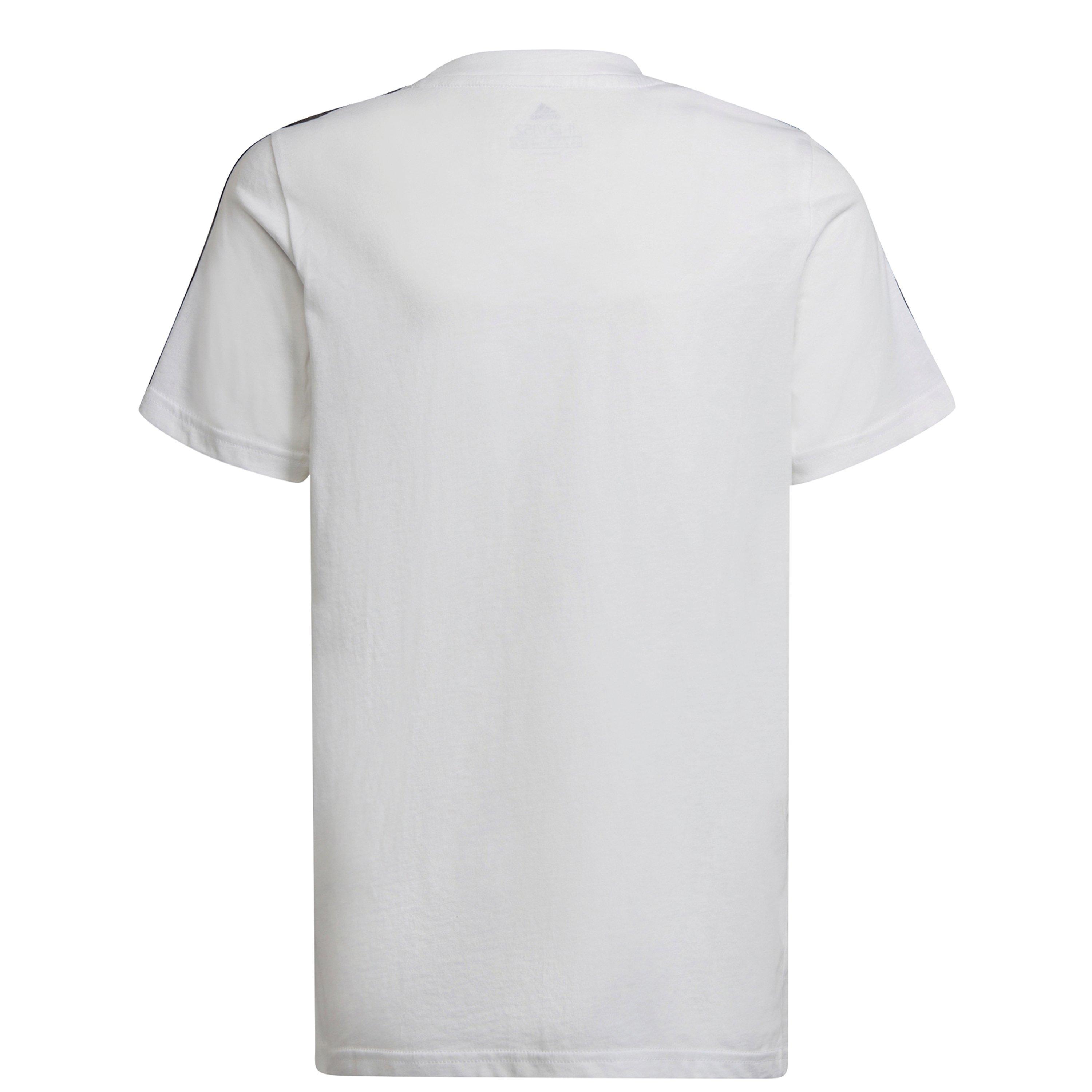 adidas 3 Stripe Essentials T-Shirt Junior