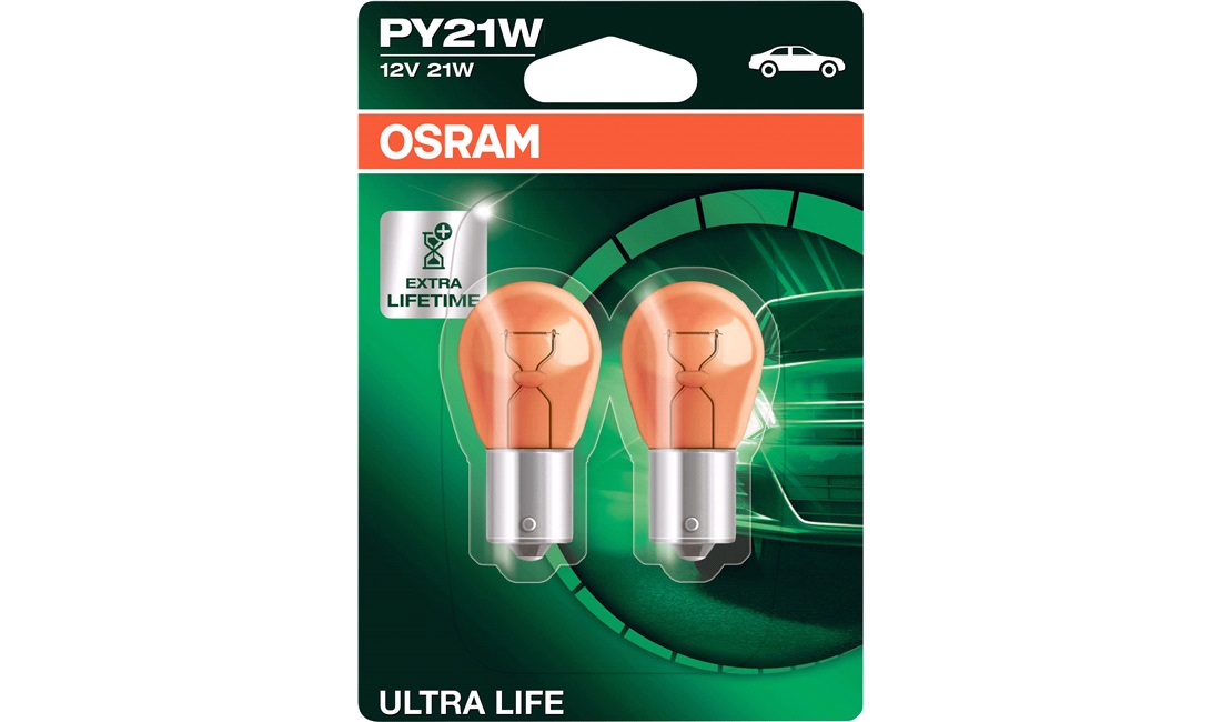 Pæresæt PY21W Ultra Life - Osram