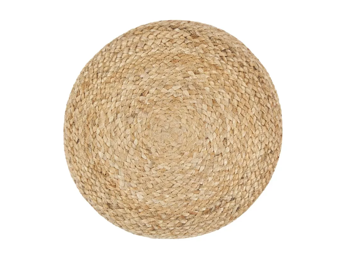 Pouf fait à la main 40 x 45 cm Jute