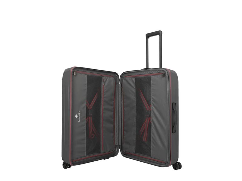 travelite Dynamiic Trolley L erweiterbar, Anthrazit Reisekoffer