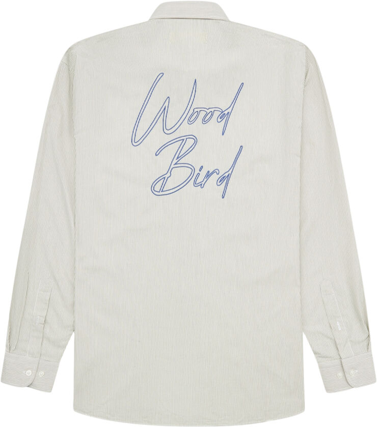 Woodbird WBYuzo Italics Shirt Off white