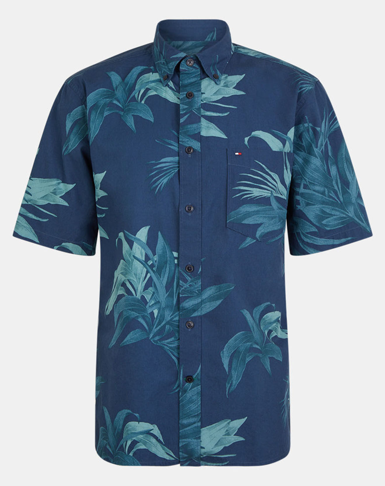 Tommy Hilfiger Chemise comfort Tropic Island bleu marine