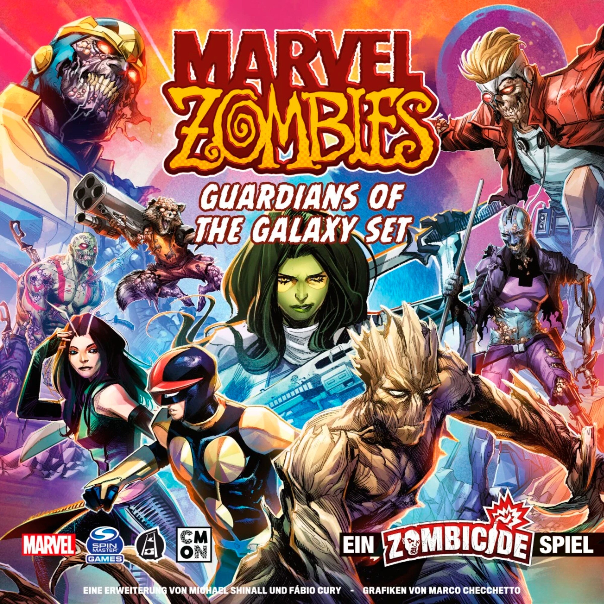Asmodee Kartenspiel Marvel Zombies - Guardians of the Galaxy Set