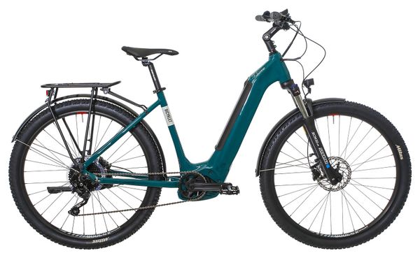 VTC Électrique Bicyklet Fabienne Shimano Deore 10V 625 Wh 29'' Turquoise - Produit Reconditionné