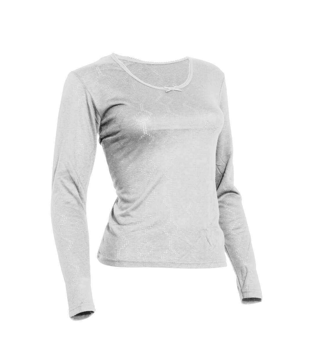 FLOSO - T-shirt thermique à manches longues - Femme (Blanc) - UTTHERM134