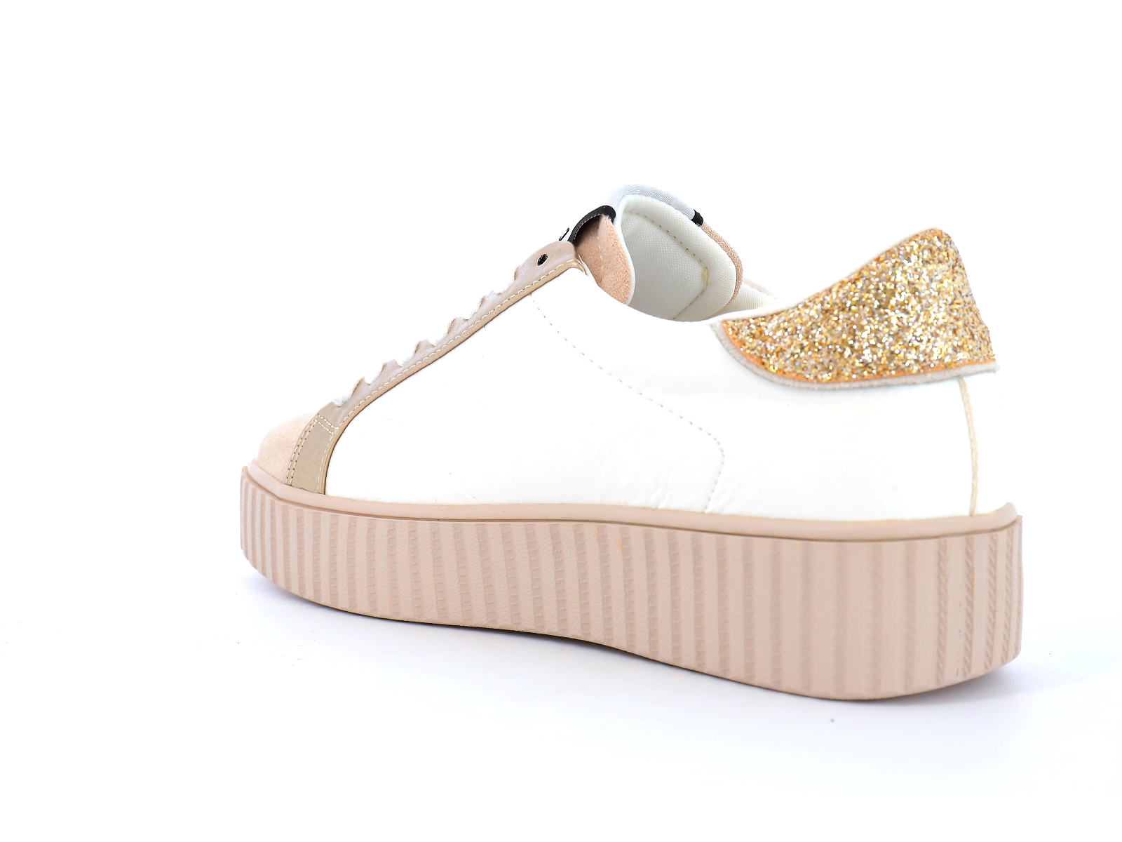 Cl11-CL51 Matières combinées Blanc Beige
