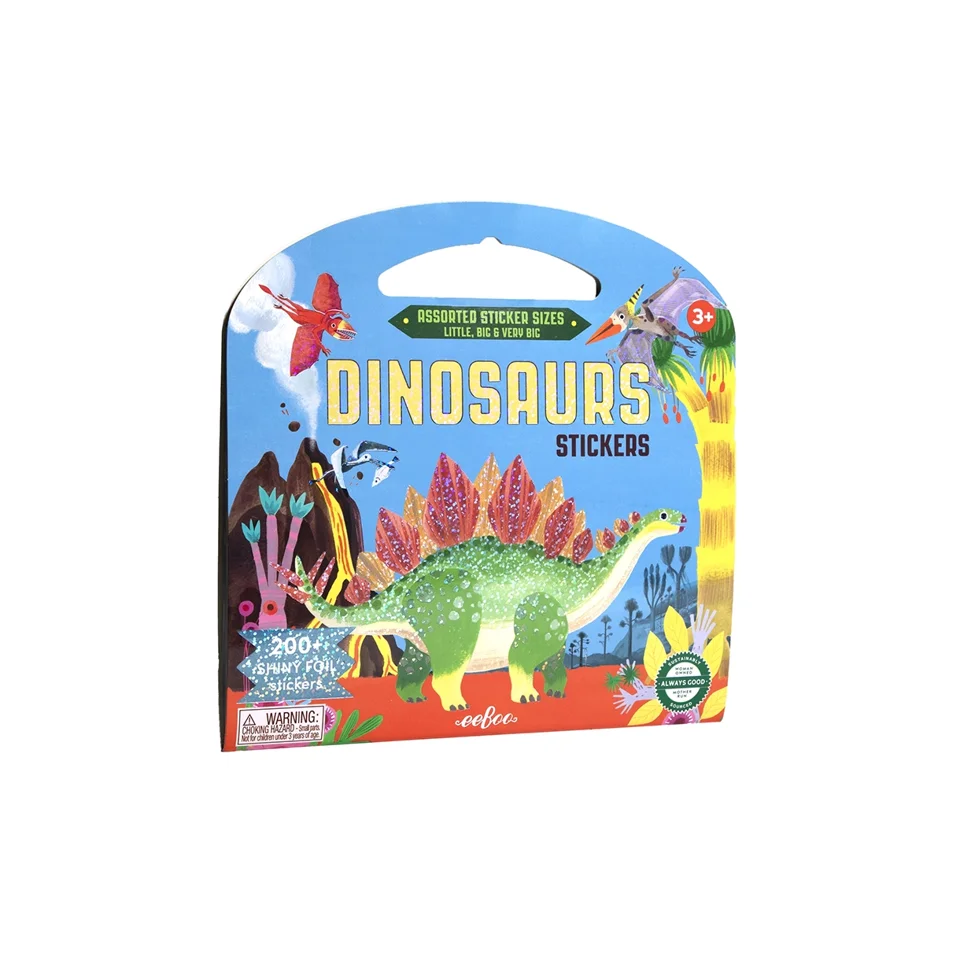 eeBoo - Klistermærkebog - Dinosaurer