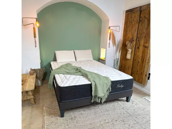 BELLECOUR LITERIE | Matelas PRIVILEGE 140x190 cm | Ressorts ensachés & Mémoire de forme